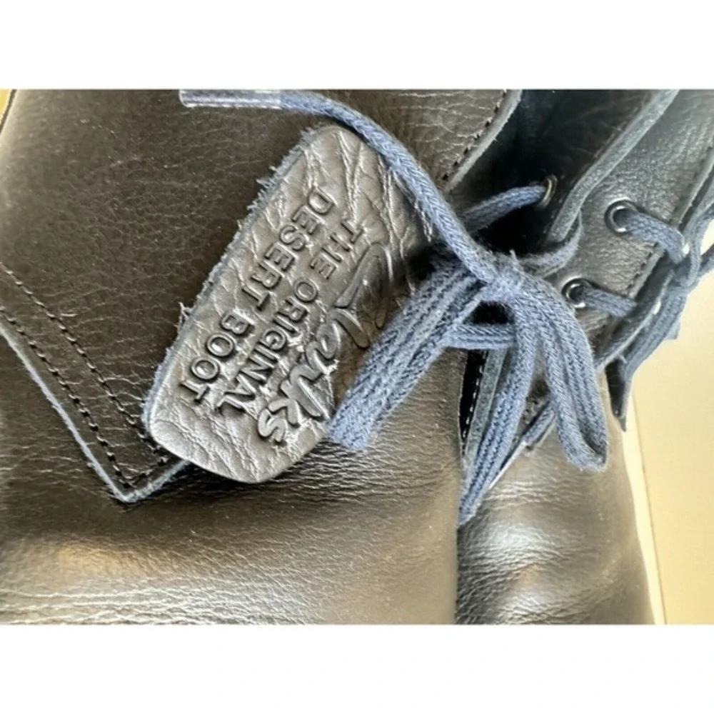 Clarks Originals‎ Desert Boot Navy Tumble Leather Chukka Mens 13 M Vintage 48-10